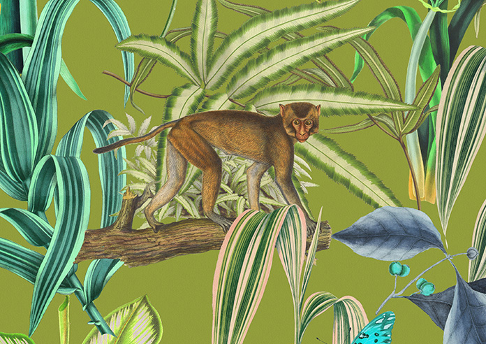 Barbados, Avocado - Twist&Fit Roman Blind - Image 7